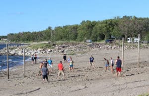 Eastbay Campground Beach Volleyball